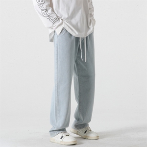 特P30抽绳牛仔裤纯色基础休闲裤882-P30图片