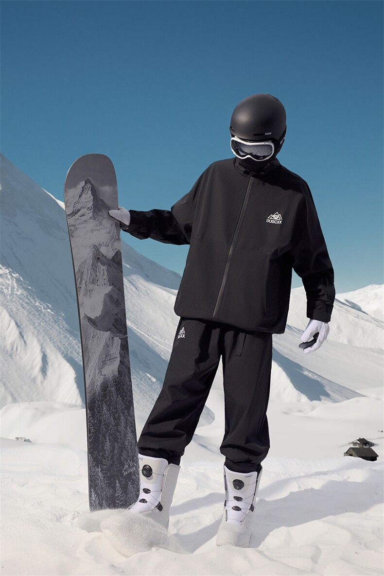 运动防水双板男女情侣加绒连帽滑雪服衣裤套装TZ032-P210控318,男装休闲套装,电商A001