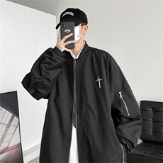 JK8103/P68春装现货立领夹克男外套棒球服防水大码潮男工装上衣，男装夹克，电商A141