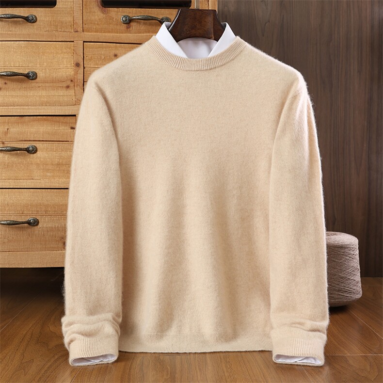 时尚百搭男士开衫高级质感秋冬保暖毛衣休闲商务必备单品，男装羊绒开衫，暖钟情羊绒