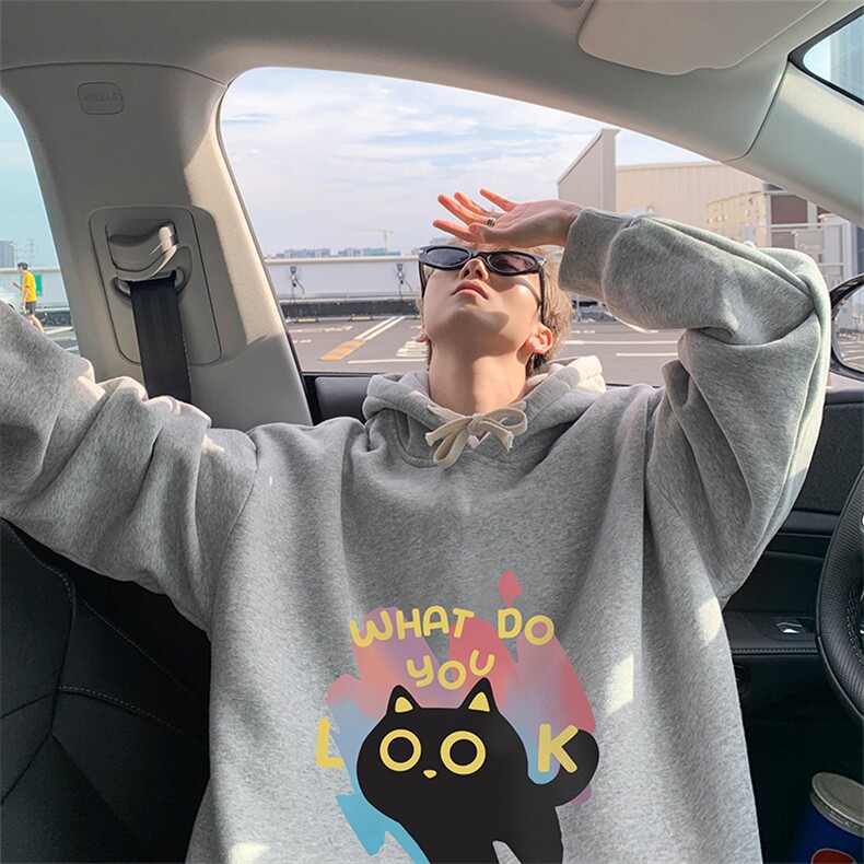 连帽卫衣男大码胖子帽衫大号运动服WY2454-P35,男装卫衣,电商A040