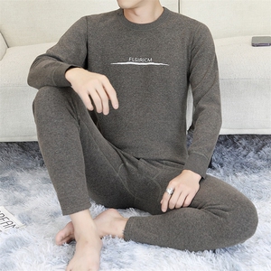 保暖内衣男士秋衣秋裤加绒加厚特厚中老年保暖套装TZ2491-P70,男装休闲套装,星座310B-3