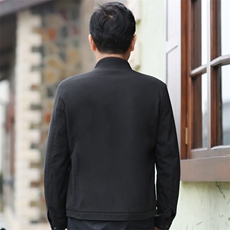 6010/爸爸立领外套中年男装夹克薄款立领老年人茄克父亲外套，男装夹克，星座1216（原钱塘722）