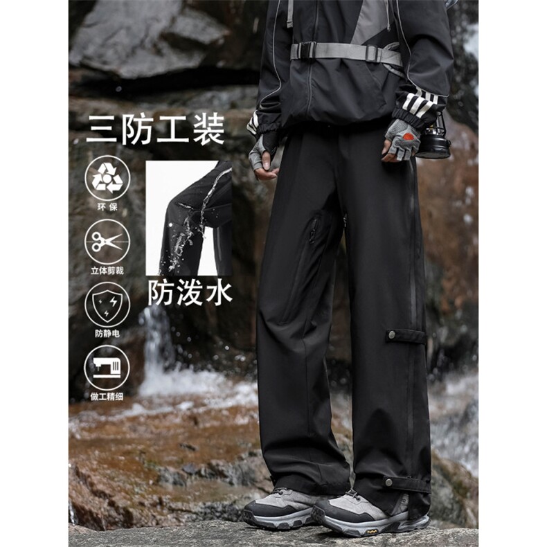 美式百搭宽松时尚显瘦舒适三防工装裤K710-特批-39图片