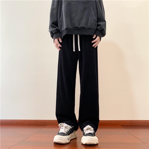春季运动裤直筒休闲美式高街灯芯绒裤子 KZ11-TP19 加绒29图片