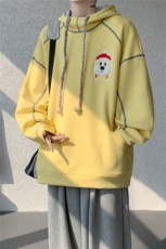 6XL-M重磅刺绣连帽卫衣男高街套头打底上衣WY47-P88，男装T恤，电商D206-1