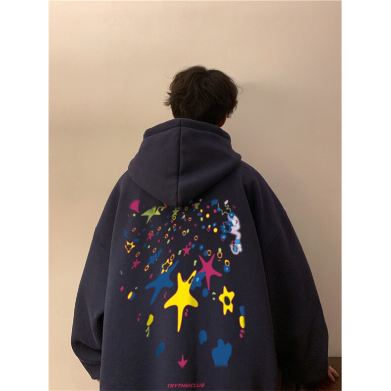 潮流宽松ins休闲男连帽卫衣D325-WY2306-薄款P55厚款P65,男装卫衣,电商D325
