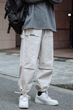 2021秋季新港风大码男复古直筒阔腿抽绳束脚休闲裤九分裤K262-P50，男装休闲裤，电商A001