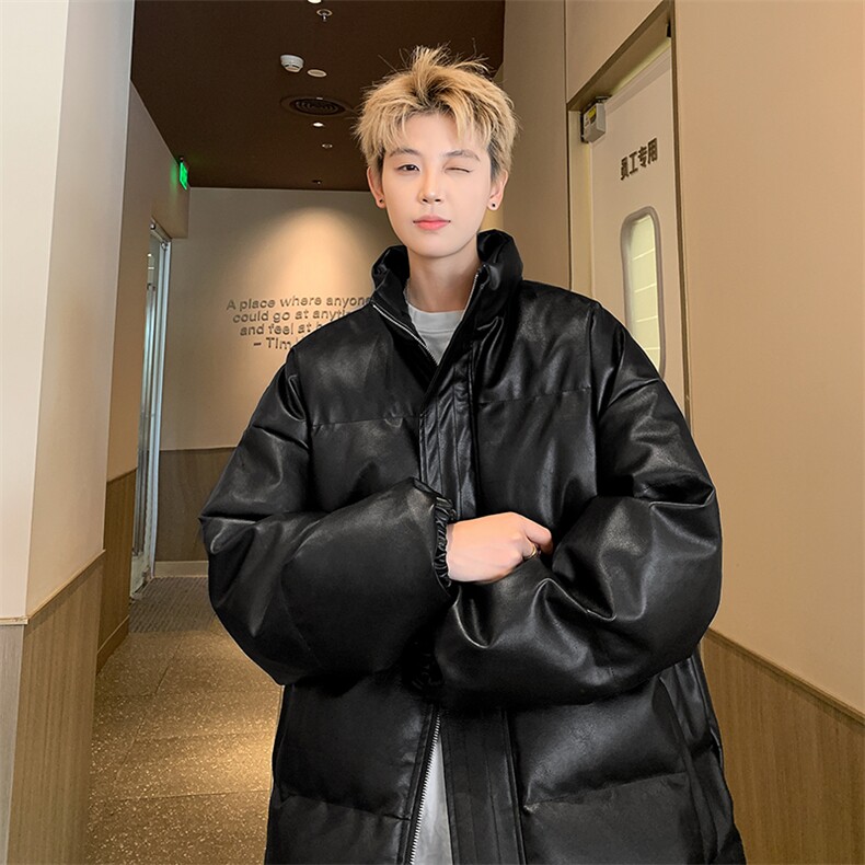 2025冬季新款美式扎染皮衣棉服保暖加厚外套A316-1-Y125P138控188,男装皮衣,星座906（原电商a316-1）