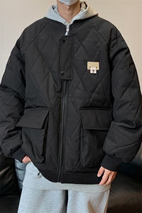 冬季2025新款港风男棉衣棉服青少年情侣装冬装男女外套S273-P118图片