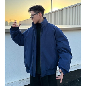 网图现货 港风日系复古立领保暖棉服男 XZ213-MF17-P98控128图片