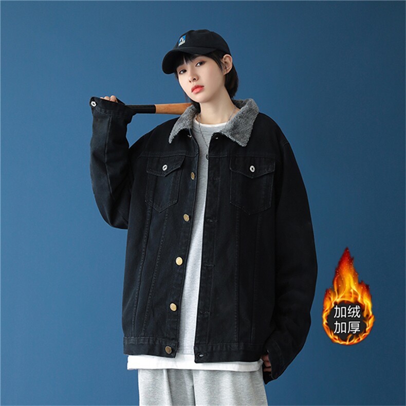 jk617J-P70-限价108 M-5XL羊羔毛外套长款棉服冬装大码cityboy图片