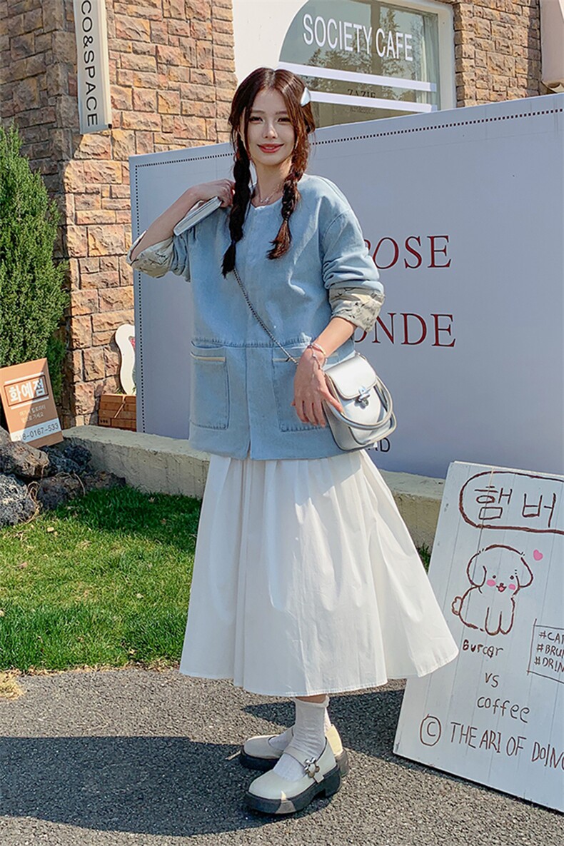 现货主推新中式风两面穿牛仔外套2C2851013P165K248,女装短外套,2C285