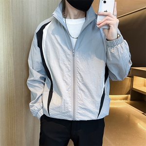 夏季运动外套男超轻薄加肥加大码情侣防晒衣服A236-5016-P65图片