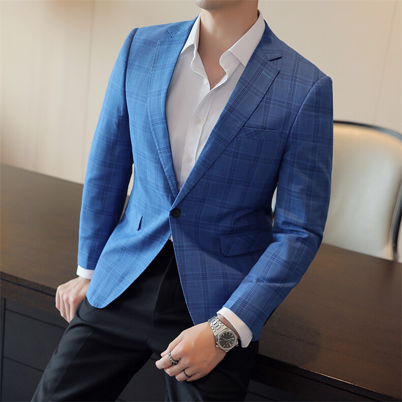 26做货-男士休闲西装修身韩版西服外套小西装上衣DX6910P165,男装西服套装,电商D216