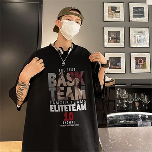 灌篮高手 动漫重磅宽松印花情侣短袖大码T恤衫男 D300 P28 控39图片