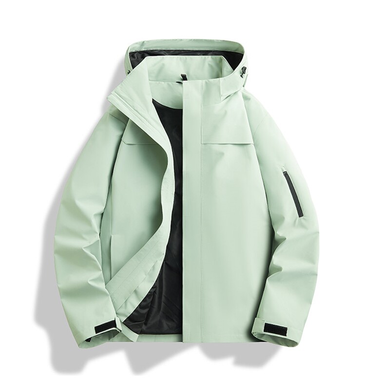 新款男女高品质户外登山服青少年学生冲锋衣夹克外套HS6606,男装夹克,星座1206（原A206）