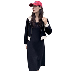 【新品】秋季卫衣连衣裙套装82397-P150-K208，女装套装/套裙，辉之琳