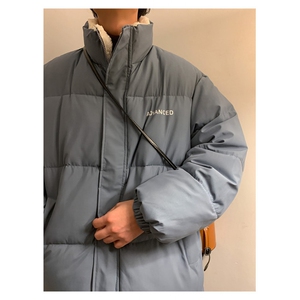 冬季加厚立领仿羊羔毛棉衣男士休闲棉服潮流棉袄A266-WMY609-P70图片