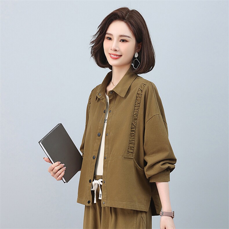 时尚女装短外套显瘦百搭气质款优雅简约设计,女装短外套,叶笙衣