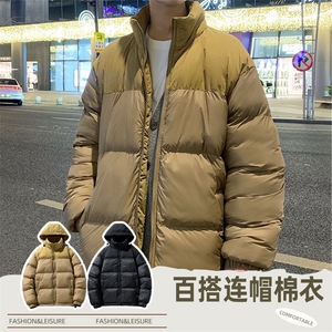 加厚羽绒棉服男宽松百搭潮流保暖冲锋衣外套M0787-P95图片