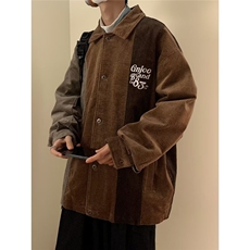 男士夹克宽松韩版青年棒球服港风潮学生帅气外套JK07061-P60，男装夹克，星座308B-1