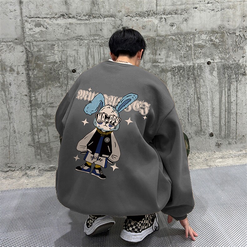抖音供货、复合重磅360克现货圆领卫衣宽松D223A-YL2353-特P28,男装卫衣,电商019-1