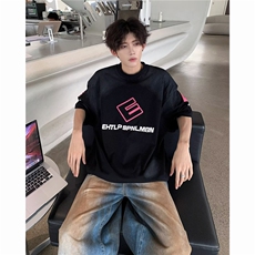 纯棉印花男休闲圆领短袖T恤T5053P33，男装T恤，星座1116-2