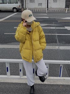 韩版面包服羽绒图片
