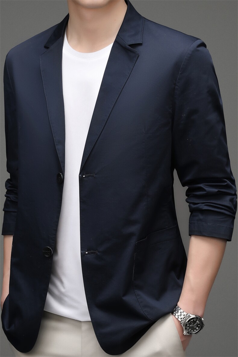 D2122秋冬新款男士西服薄款商务休闲男装外套通勤外衣,男装西服,电商B360