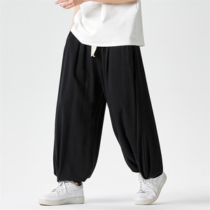 夏季新款 大码日系风复古棉麻亚麻休闲灯笼裤裤男女 K306/P75图片