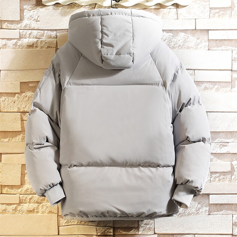 加厚加绒连帽棉衣男大码棉服男面包服男砖墙MY16284-P100,男装棉衣,电商A040A