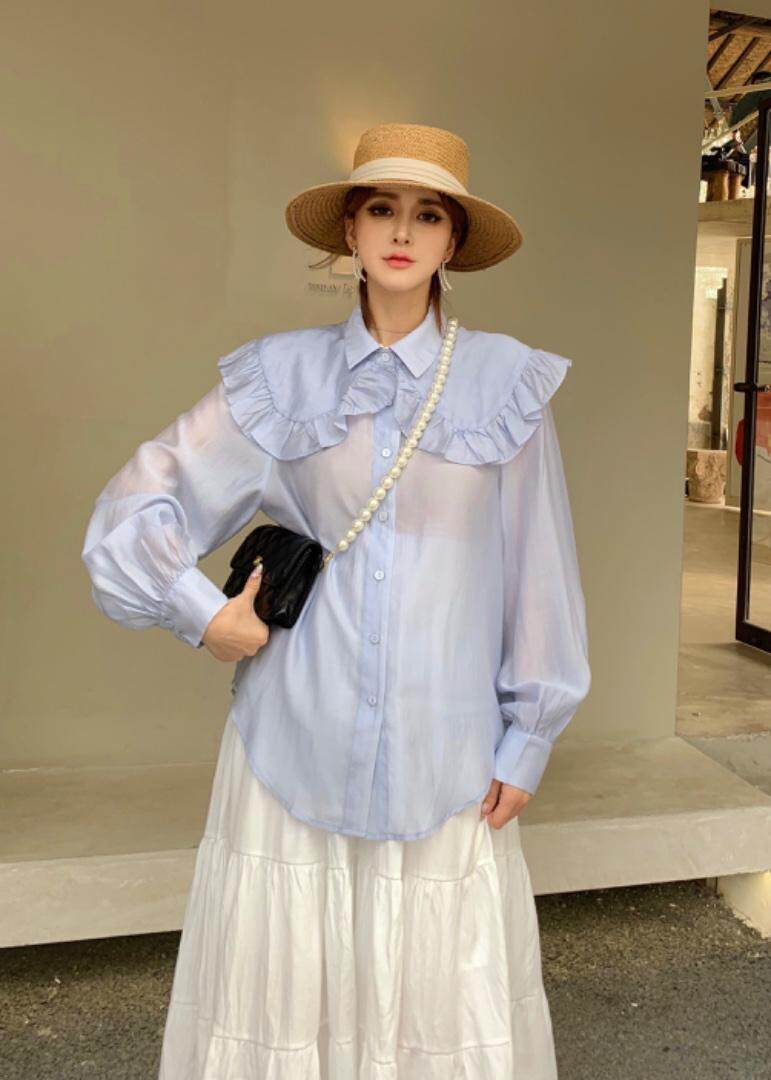 韩版时尚衬衫，女装衬衫，H101