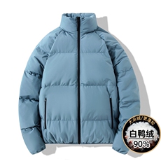 抖音得物冬季大码90绒白鸭绒羽绒服YR2391-P145大码160控198，男装羽绒服，星座717