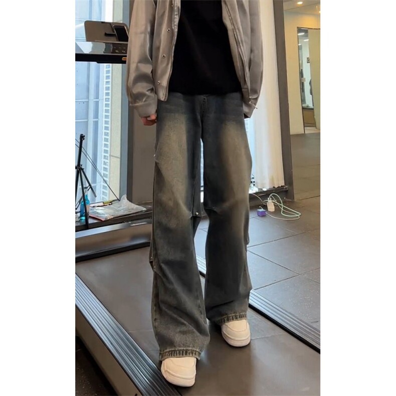 【高质量现货特批45】男秋冬铆钉对折显瘦牛仔裤610A-YB5174,男装牛仔裤,星座610A