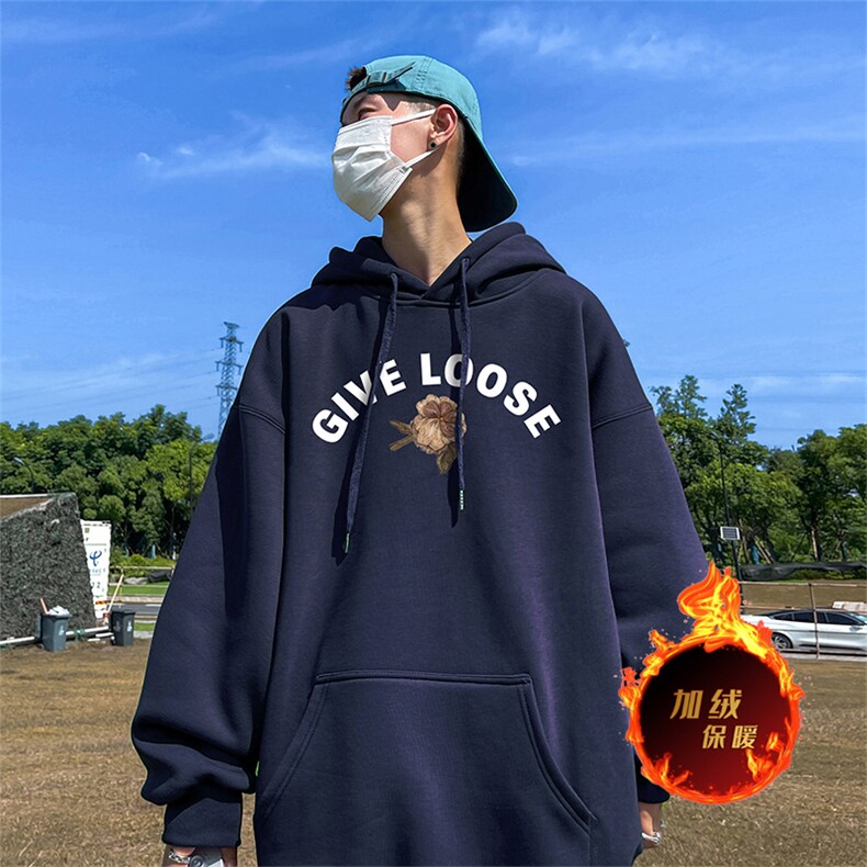 500克重磅秋冬美式加绒加厚卫衣外套DL1535常规特P35绒特P40,男装卫衣,电商A486