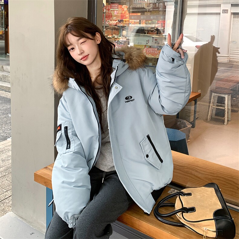A573-P115工装棉服明星同款派克服复古港风小众情侣户外外套棉衣,男装棉衣,星座911