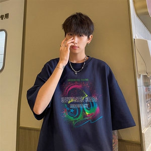 量大优 供视频 230g重磅纯棉短袖T恤男 NT243-特P 19  控38图片