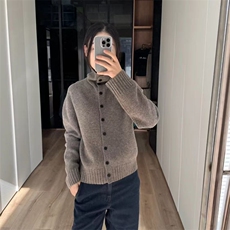 女士开衫2025年秋季常规长袖，女装针织衫/毛衣，泰沅羊绒
