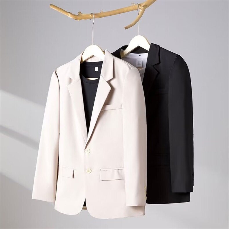 抖音品质春男西服二粒单排扣偏西新郎结婚外套大码S-4XLXZ02P50,男装西服,星座1013