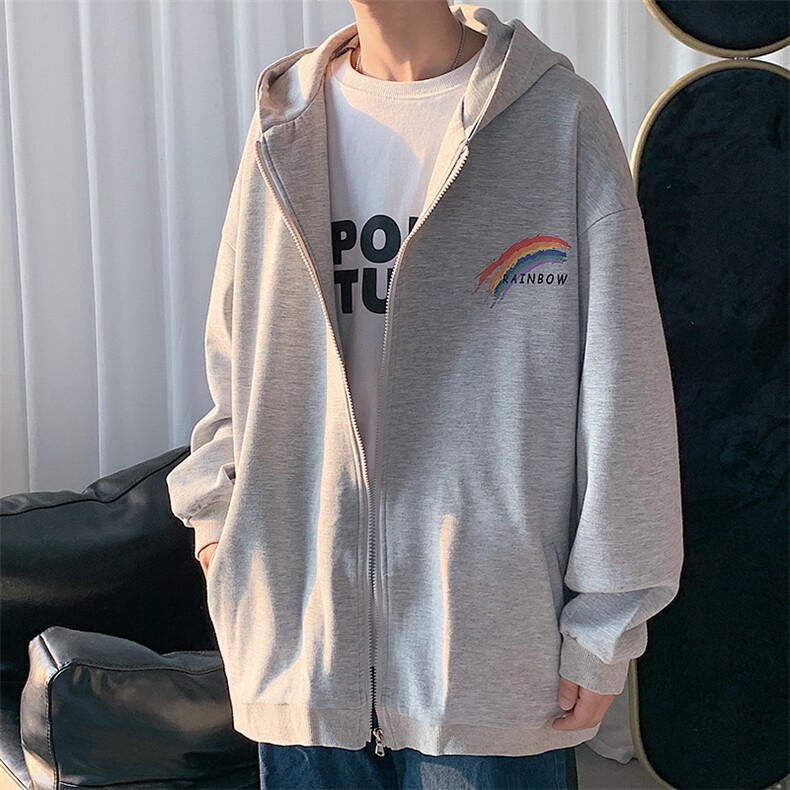 KS21064-P45加绒P50连帽开衫卫衣男运动外套大码班服,男装卫衣,电商A040