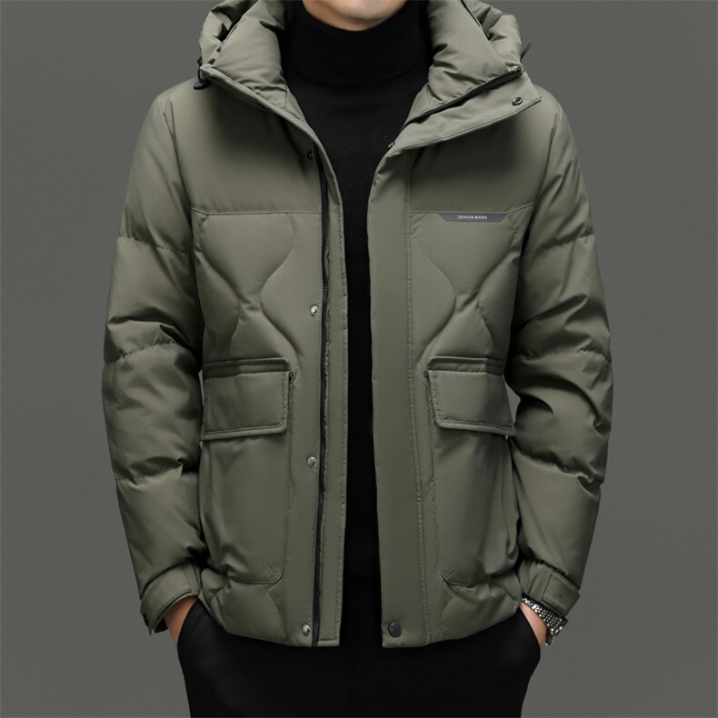 男装羽绒服YR2351继续2025冬 现货  充绒量141ｇ帽款图片