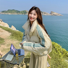 【新款】90绒自制两色白鸭绒外套羽绒服C158-8613-P255-K358，女装羽绒服，2C158