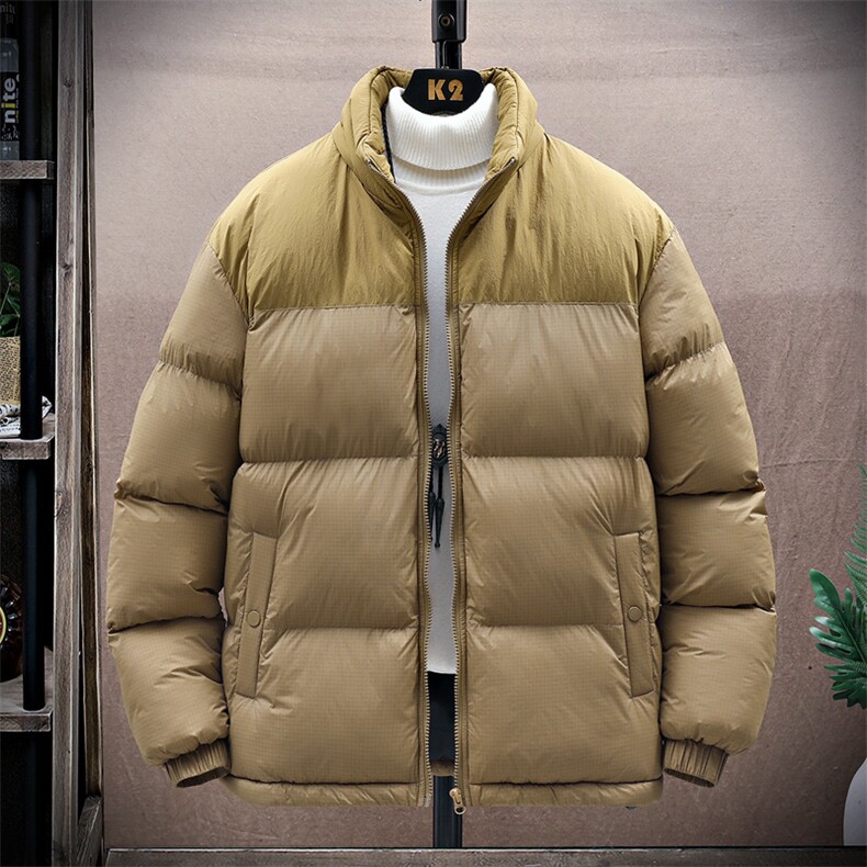 加厚羽绒棉服男宽松百搭潮流保暖冲锋衣外套M0787-P95图片
