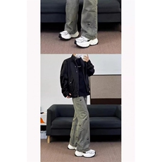 1506-1/KK07051/P45百搭时尚宽松牛仔裤潮牌休闲男裤个性牛仔裤，男装牛仔裤，星座1506-1
