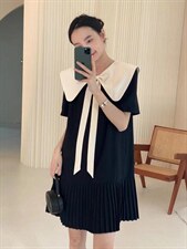 欧货同款蝴蝶结连衣裙，前后两穿，女装连衣裙，玩美