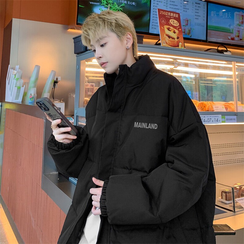 ！2025冬季新款男士字母印花棉衣百搭棉服外套MY309特P55，男装棉衣，电商B220