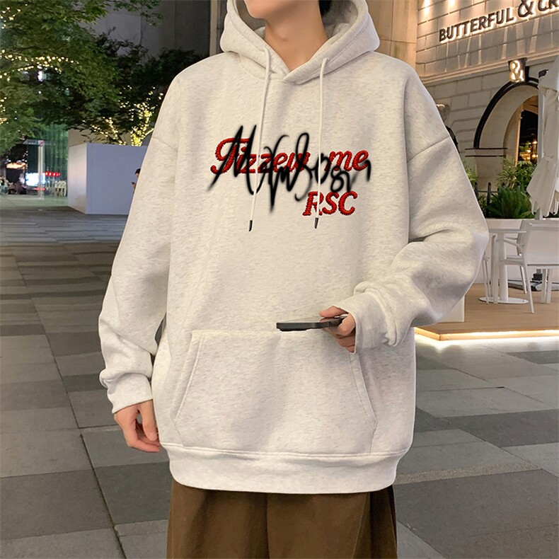 CM170P60加绒P65新品连帽卫衣重磅纯棉大码外套，女装短外套，星座304A-1