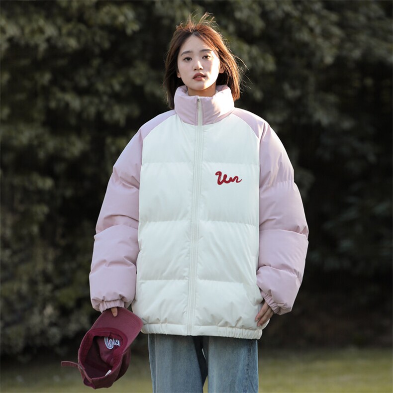 现货抖音得物可供视频三防加厚羽绒拼接棉衣外套面包棉服86652,男装棉衣,电商A486