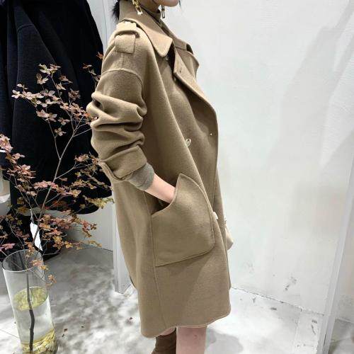 现货双面羊绒大衣，女装，香水之恋